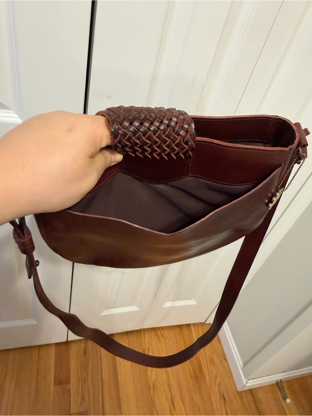 Lucky Brand excellent leather bag. Cognac color - Picture 13 of 14